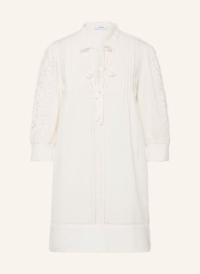 Reiss Kleid Gia Mit Lochspitze Und 3/4-Arm weiss