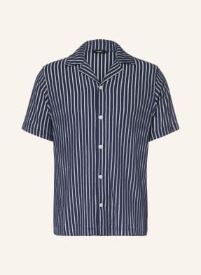 Reiss Letní Košile Griff Comfort Fit tmavě modrá / světle šedá / bílá