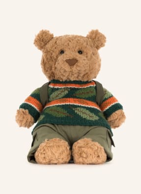 Jellycat Plyšová Hračka Bartholomew Bear Hiking Outfit velbloudí / oranžová / zelená