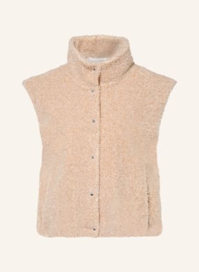 Marc O'polo Teddyfell-Weste beige