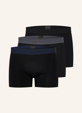 Schiesser 3er-Pack Boxershorts Organic Cotton blau