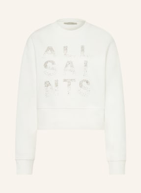 Allsaints Sweatshirt Stacks Separo Mit Schmucksteinen weiss