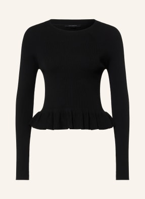 Allsaints Pullover Jas Mit Rüschen schwarz