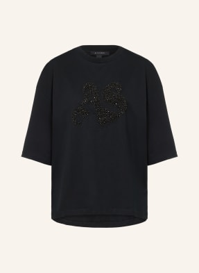 Allsaints Tričko Amelie S Ozdobnými Korálky černá