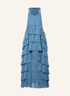 Allsaints Kleid Cavarly Mit Rüschen blau