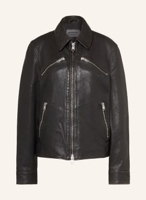 Allsaints Lederjacke Verdi schwarz