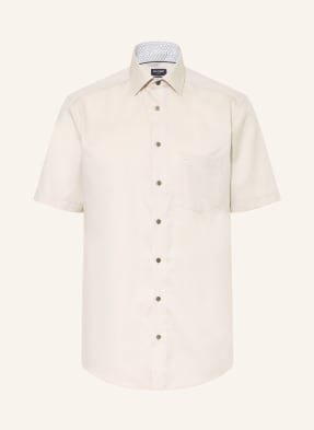Olymp Kurzarm-Hemd Luxor Modern Fit beige