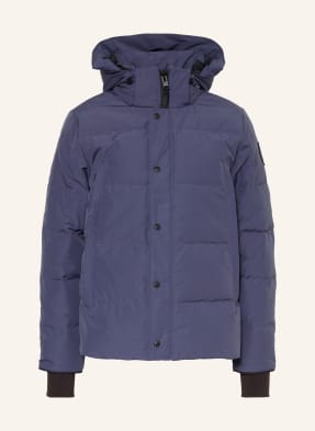 Canada Goose Péřová Bunda Wyndham modrá