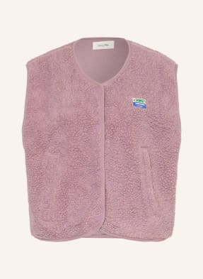 American Vintage Plyšová Vesta starorůžová