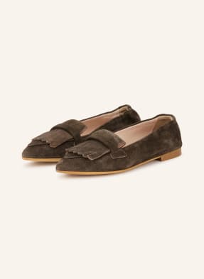 Dirndl & Bua Mokasíny Antibock khaki