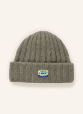 American Vintage Čepice Bonnets S Alpakou zelená