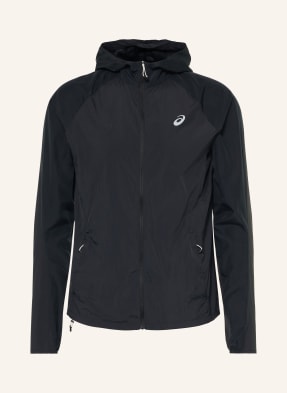 Asics Laufjacke Road schwarz