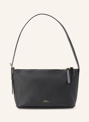 A.P.C. Schultertasche schwarz