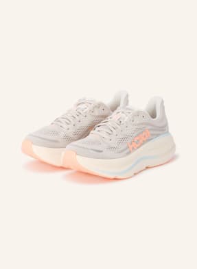 Hoka Běžecké Boty Bondi 9 světle šedá / neonově oranžová