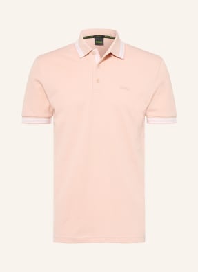 Boss Piqué-Poloshirt Paddy Curved Regular Fit orange