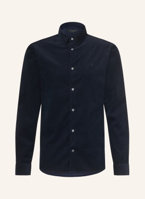 Allsaints Cordhemd Birchwood Slim Fit blau
