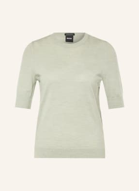Boss Strickshirt Farbella gruen