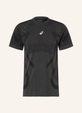 Asics Laufshirt Road Seamless Ss schwarz
