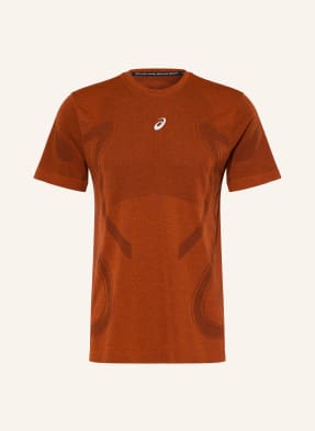 Asics Laufshirt Road Seamless Ss rot