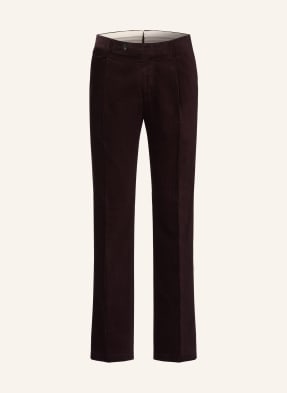 Windsor. Oblekové Kalhoty Silvi Shaped Fit Z Manšestru 630 lt/pastel red 630