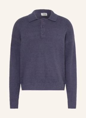 Drykorn Bouclé-Pullover Bekket blau