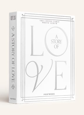 Printworks Fotoalbum A Story Of Love bílá / stříbrná