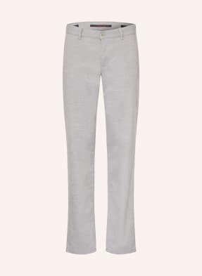 Alberto Chino Kalhoty Lou-New Wool Look Regular Fit světle šedá / šedá
