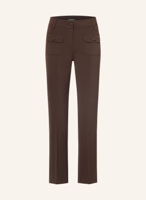 Cambio Bootcut-Hose Farah braun