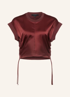 Allsaints T-Shirt Mira Im Materialmix rot