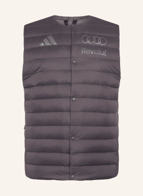 Adidas Péřová Vesta Audi Revolut f1 Team Engineers & Marketing tmavě šedá