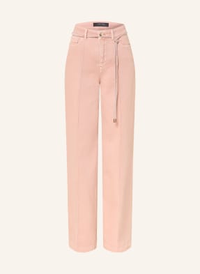 Marc Cain Wide Leg Jeans Warri Mit Schmucksteinen rosa