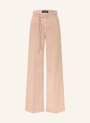 Marc Cain Wide Leg Jeans Warri Mit Schmucksteinen rosa