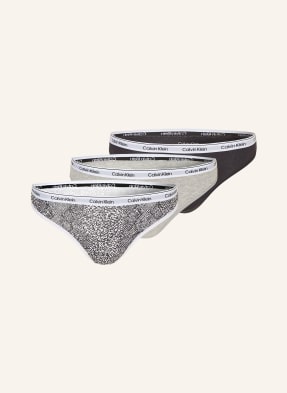 Calvin Klein 3er-Pack Slips grau