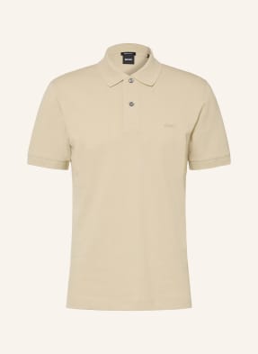 Boss Piqué Polokošile Pallas Regular Fit světle hnědá