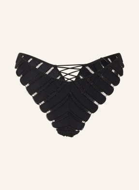 Livy Kalhotky String Gramercy S Výřezem černá