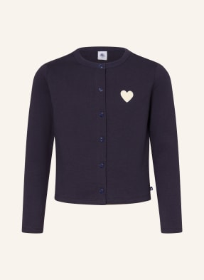 Petit Bateau Mikina tmavě modrá / režná