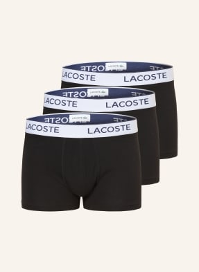 Lacoste 3er-Pack Boxershorts schwarz