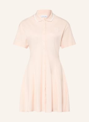 Lacoste Piqué-Polokleid rosa