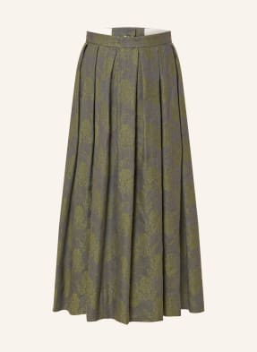 Gottseidank Krojová Sukně Fennel hnědá / khaki / modrá