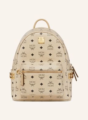 Mcm Rucksack Stark Small Mit Nieten beige