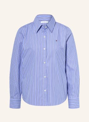 Tommy Hilfiger Košilová Blůza tmavě modrá / tmavě modrá / bílá