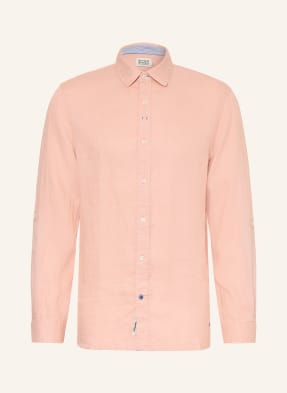 Scotch & Soda Lněná Košile Comfort Fit světle růžová