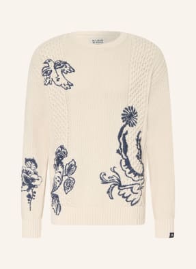 Scotch & Soda Svetry krémová / tmavě modrá