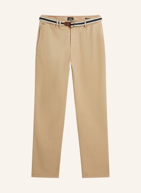 Scotch & Soda Chino Kalhoty Warren Extra Slim Fit velbloudí