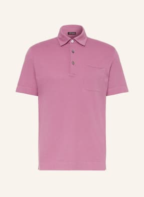 Zegna Piqué Polokošile světle fialová
