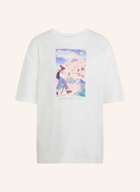Adidas Terrex Oversized Tričko Terrex Secret Paths Ahead Graphic bílá / fialová / zelená