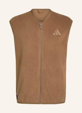 Adidas Terrex Fleecová Vesta Terrex Multi Climawarm koňaková