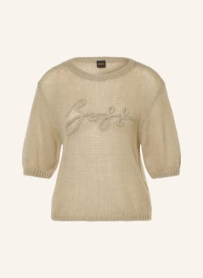 Boss Strickshirt Farezza Mit Mohair gruen