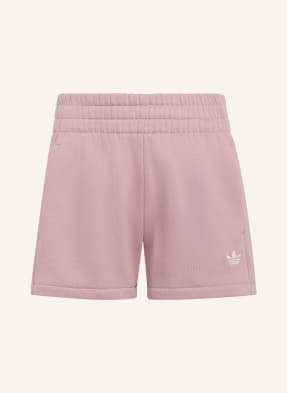 Adidas Originals Teplákové Kraťasy Loose High Waist růžová