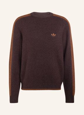 Adidas Originals Pullover 3 Streifen braun